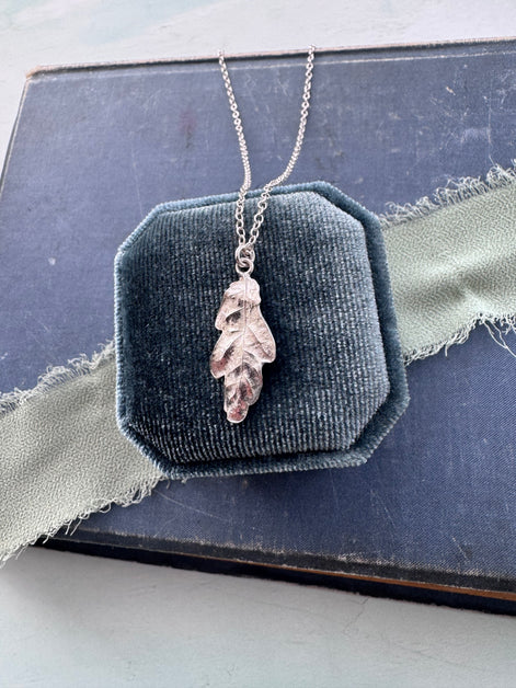 Mini Oak Leaf Necklace