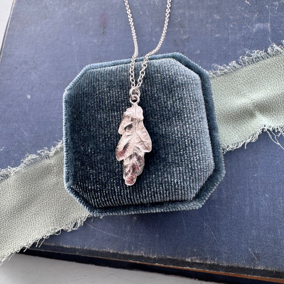 Mini Oak Leaf Necklace