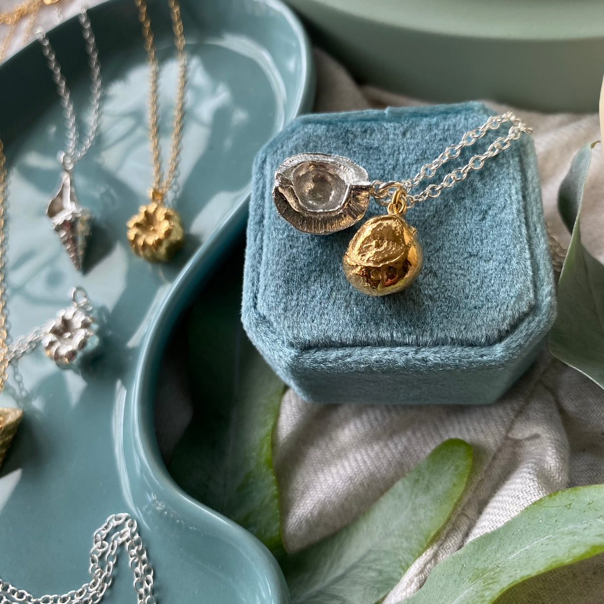 Conker and Shell Necklace