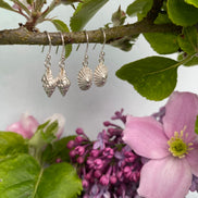 Spiral Shell Drop Earrings