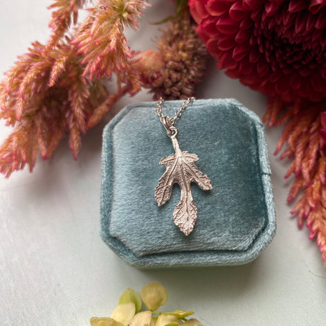 Fig Leaf Necklace
