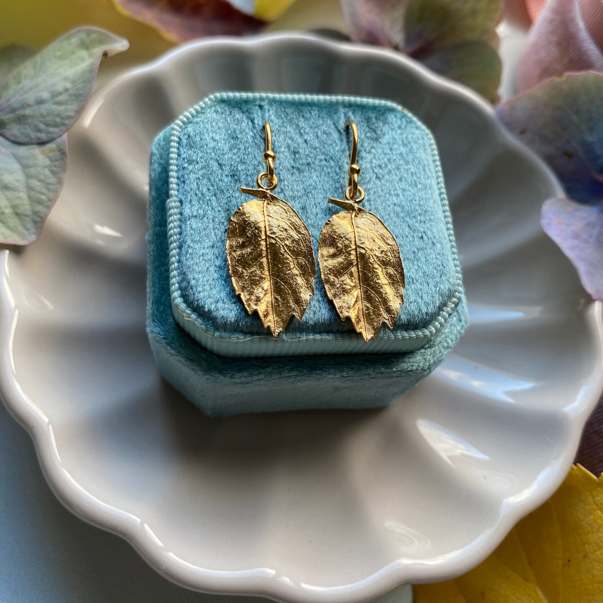 Rowan Leaf Earrings