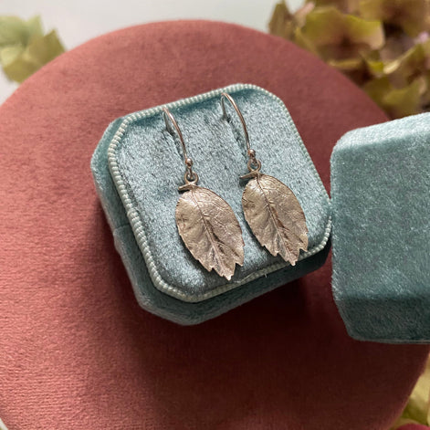 Rowan Leaf Earrings