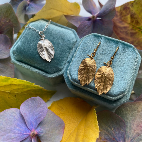 Rowan Leaf Necklace