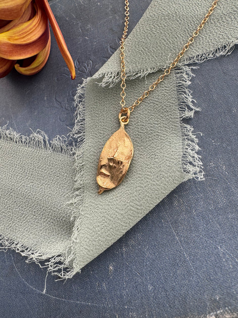 Honesty Seed Pod Necklace