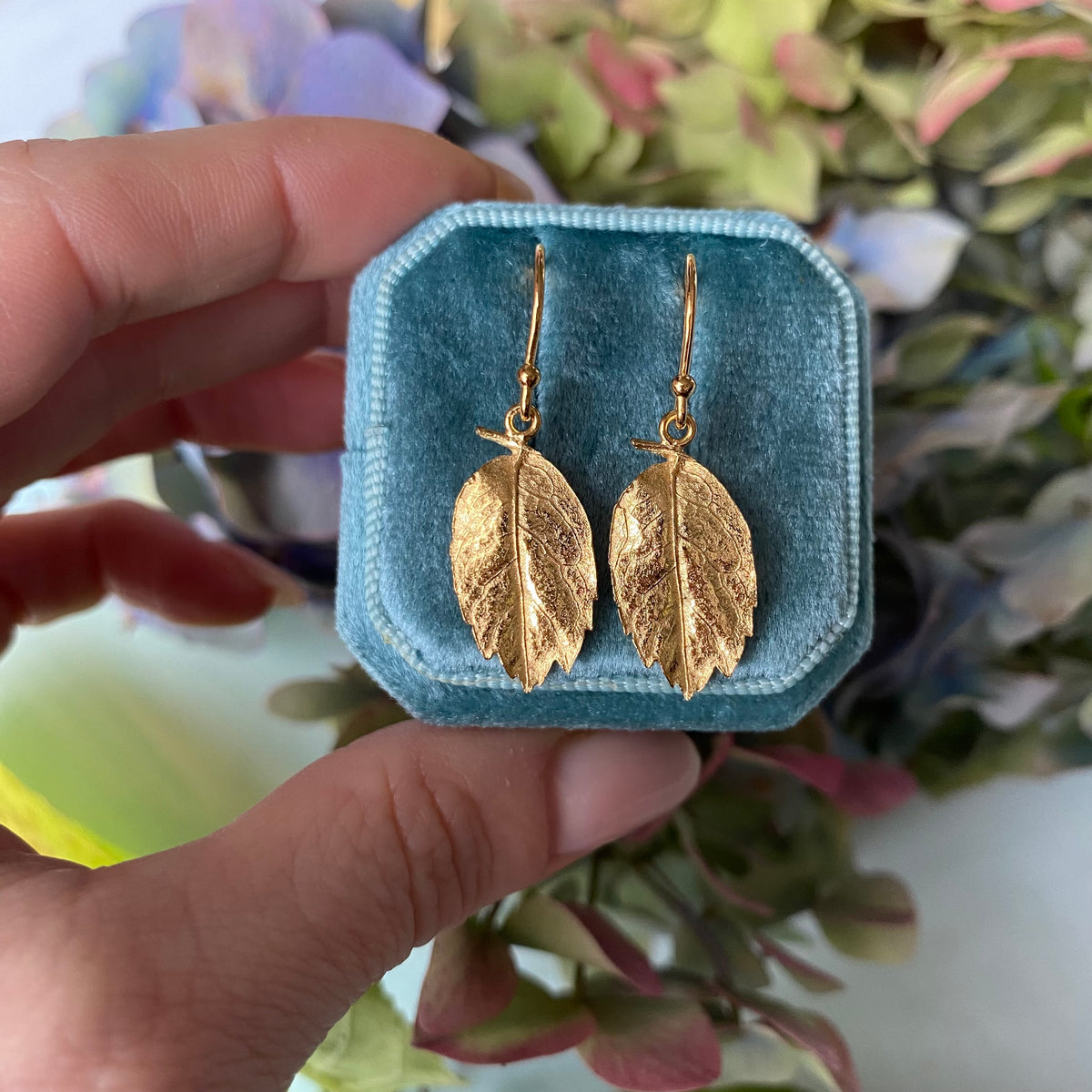 Rowan Leaf Earrings