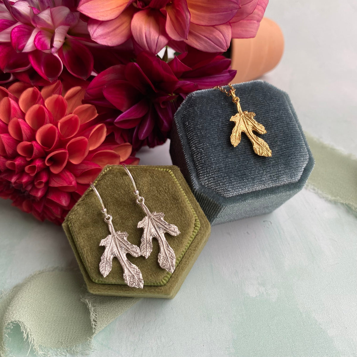 Fig Leaf Necklace