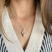 Large Spiral Shell Necklace