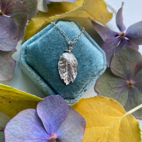 Rowan Leaf Necklace