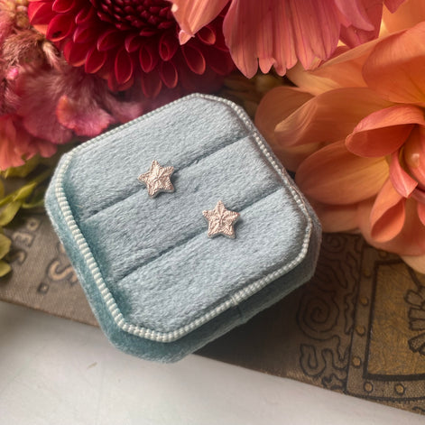 Crinoid Fossil Earrings