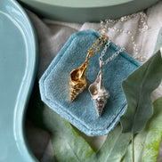 Large Spiral Shell Necklace