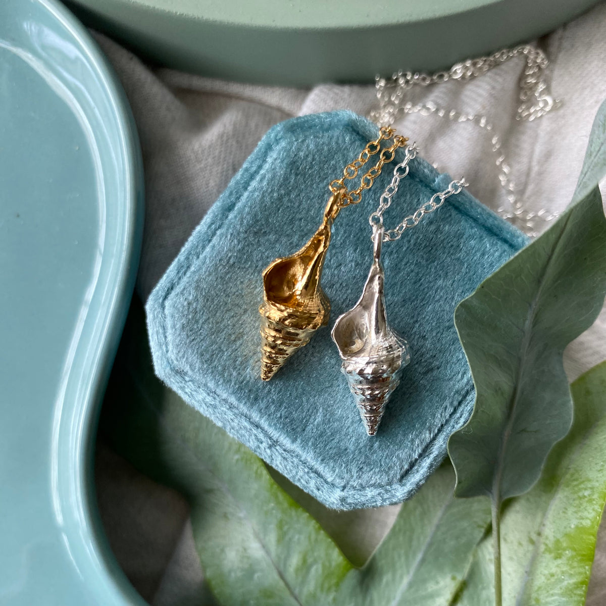Large Spiral Shell Necklace