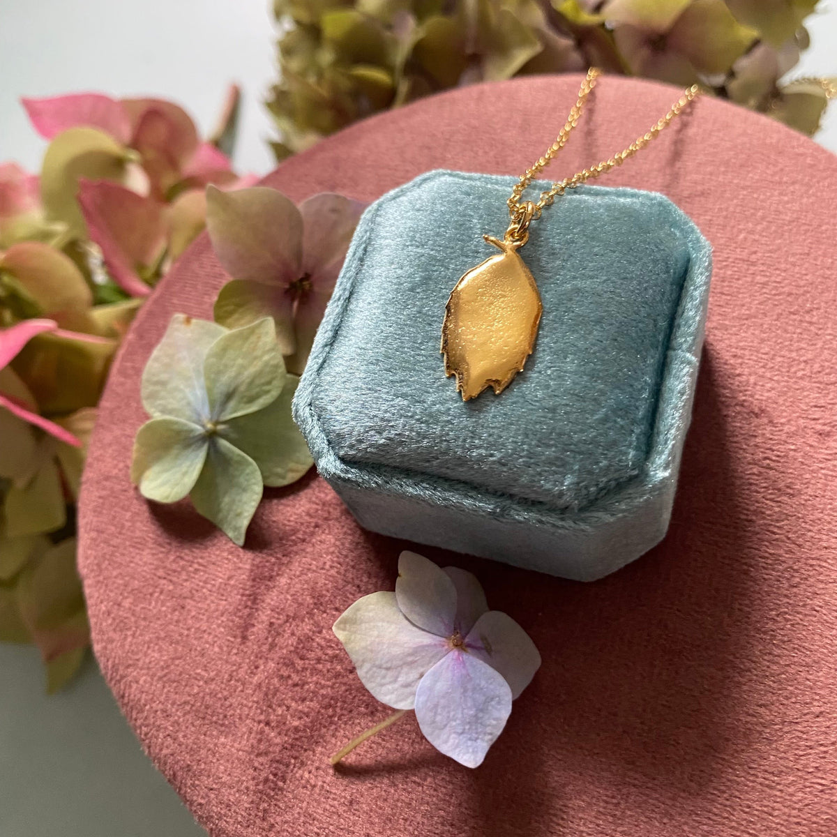 Rowan Leaf Necklace