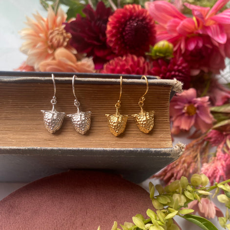 Raspberry Earrings