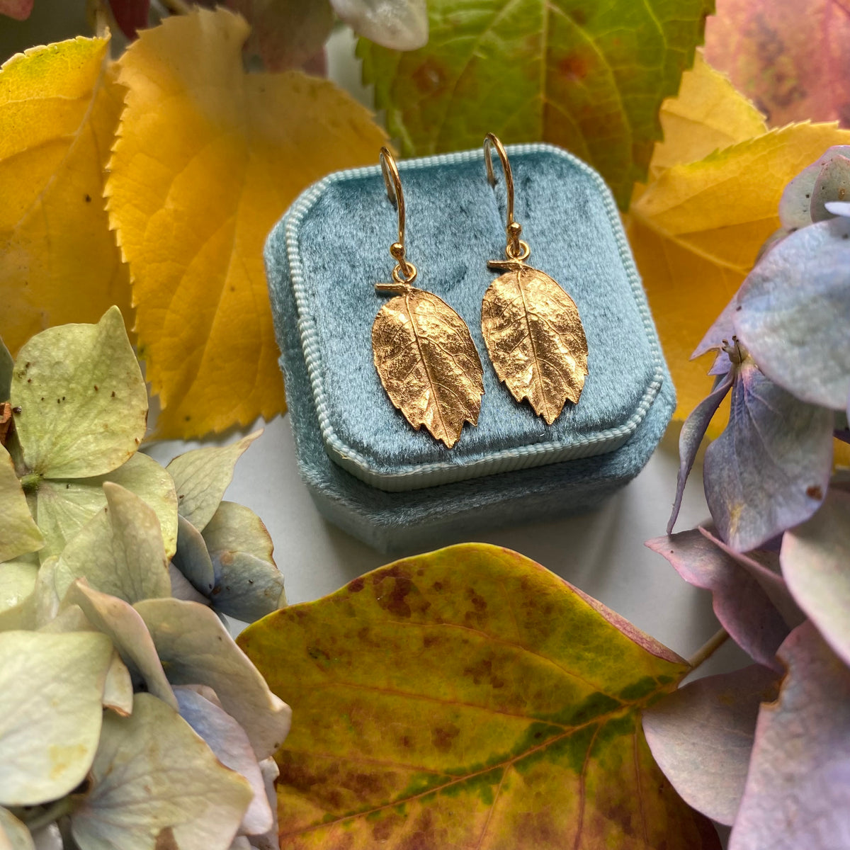 Rowan Leaf Earrings