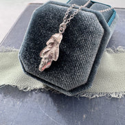 Mini Oak Leaf Necklace