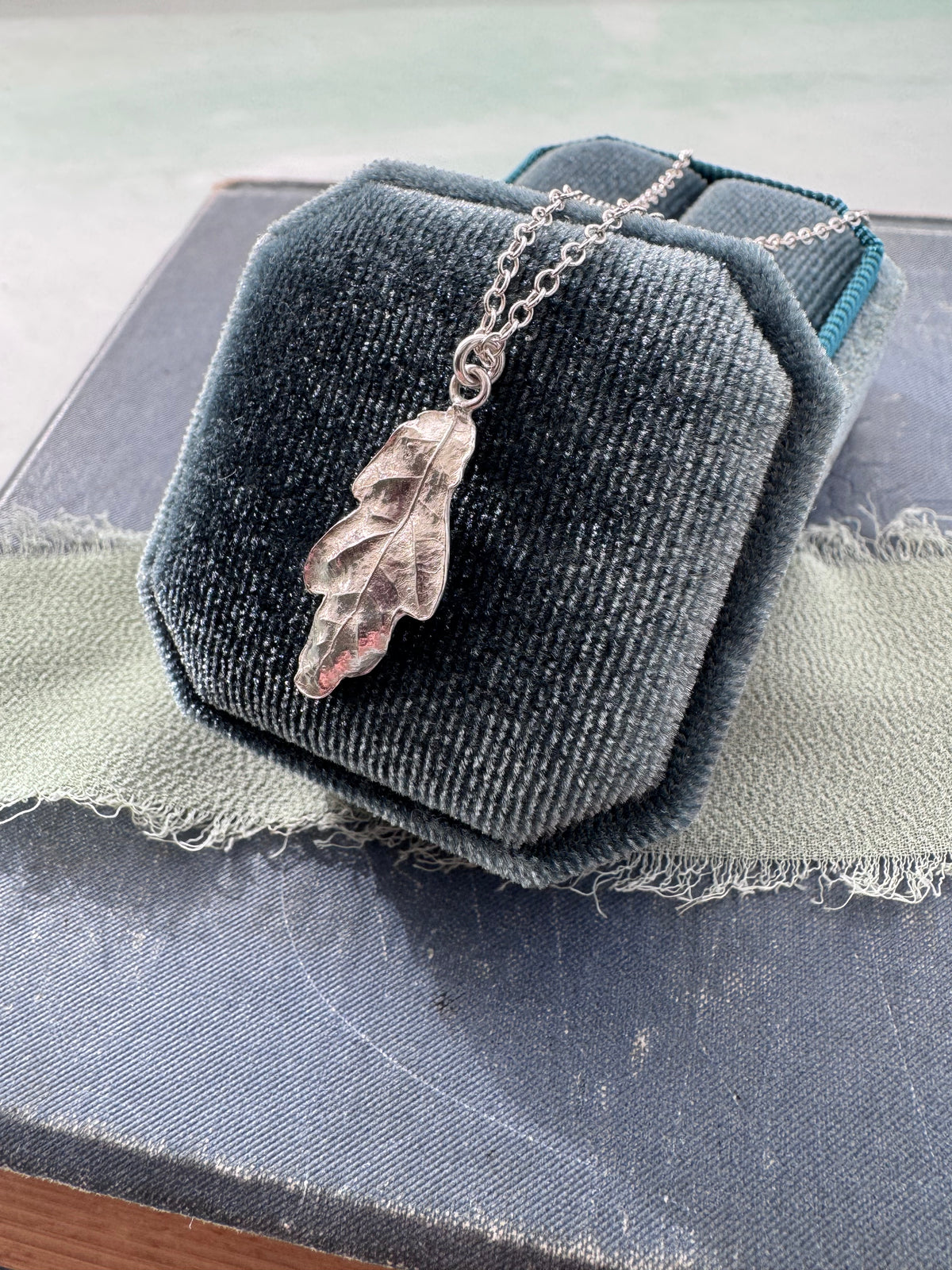 Mini Oak Leaf Necklace