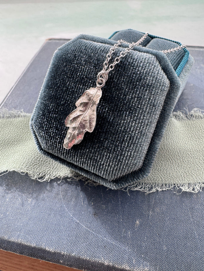 Mini Oak Leaf Necklace
