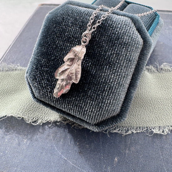 Mini Oak Leaf Necklace