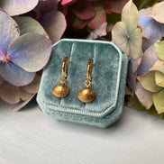 Cockle Shell Huggie Hoop Earrings
