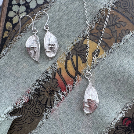 Honesty Seed Pod Necklace