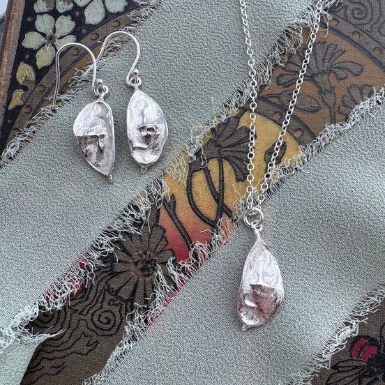 Honesty Seed Pod Necklace