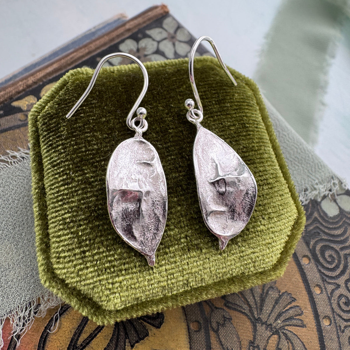 Honesty Seed Pod Earrings