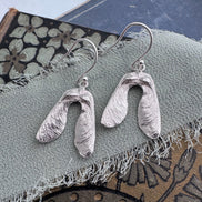 Mini Double Sycamore Seed Earrings