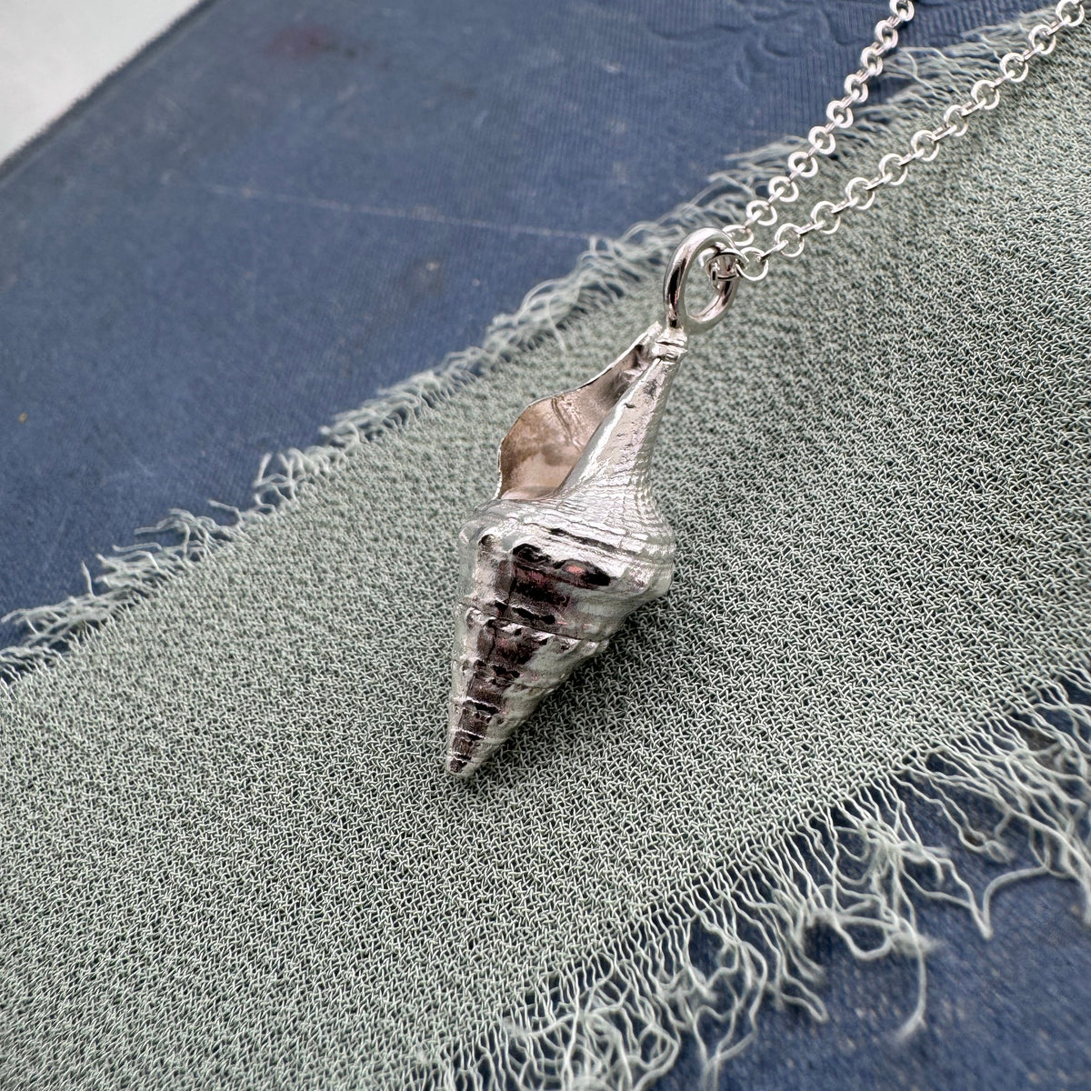 Large Spiral Shell Necklace