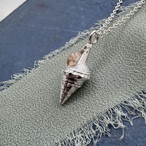 Large Spiral Shell Necklace