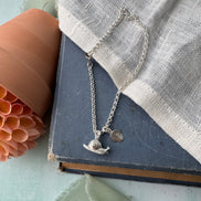 Snail and Leaf Bracelet