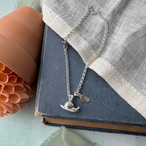 Snail and Leaf Bracelet