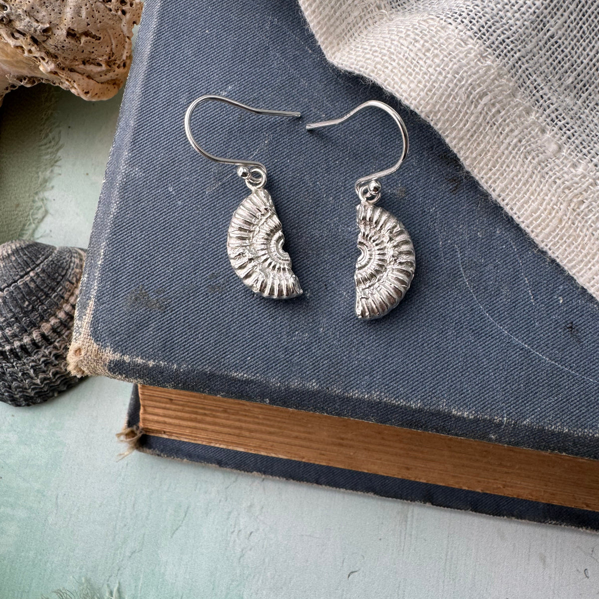 Ammonite Earrings