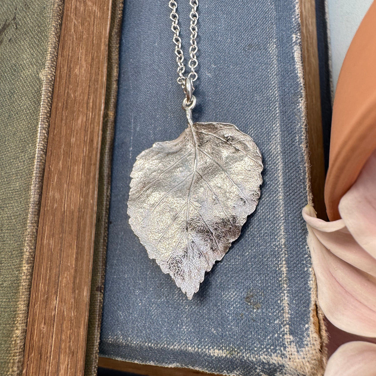 Birch Leaf Necklace