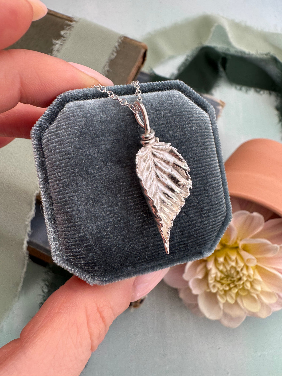 Bramble Leaf Necklace