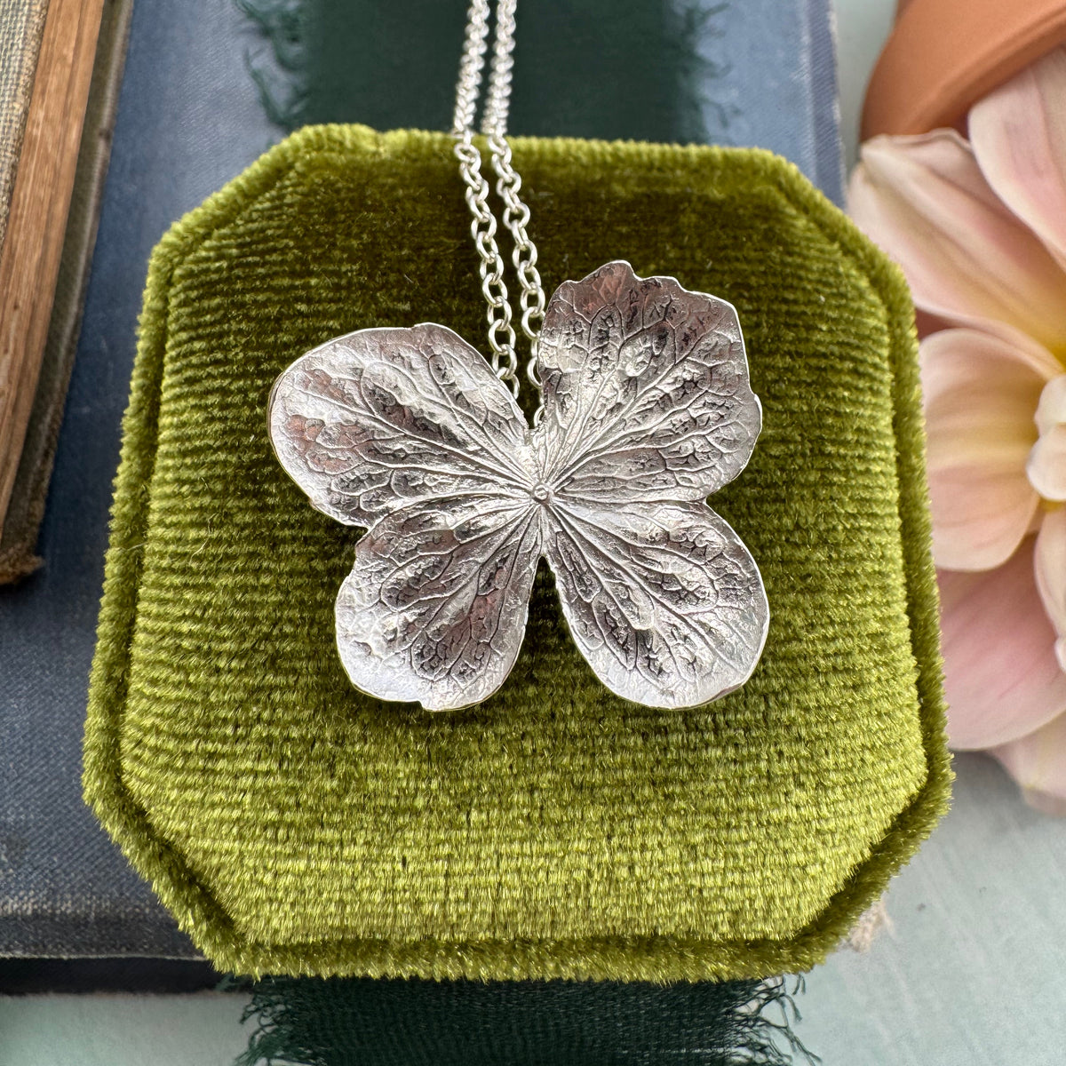 Hydrangea Flower Necklace