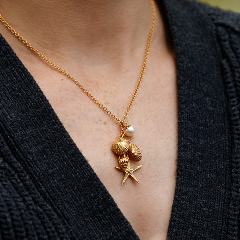 Cluster Shell Necklace