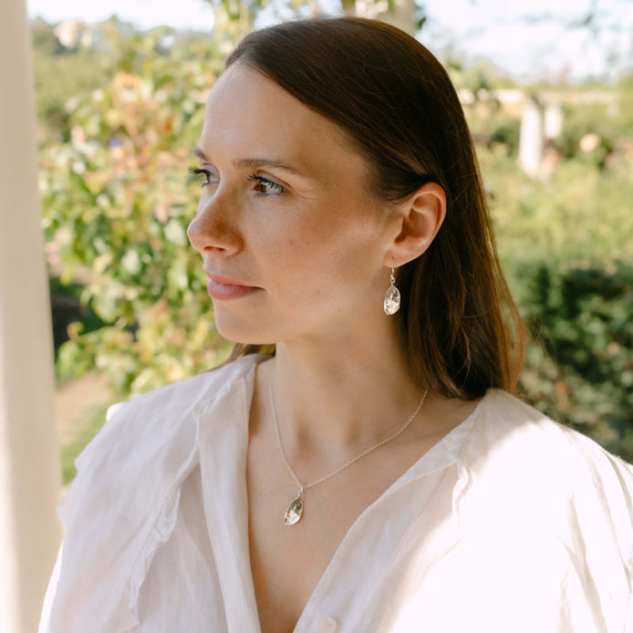 Honesty Seed Pod Necklace