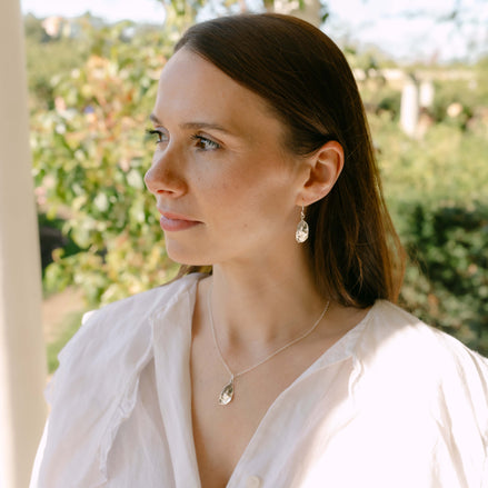 Honesty Seed Pod Earrings
