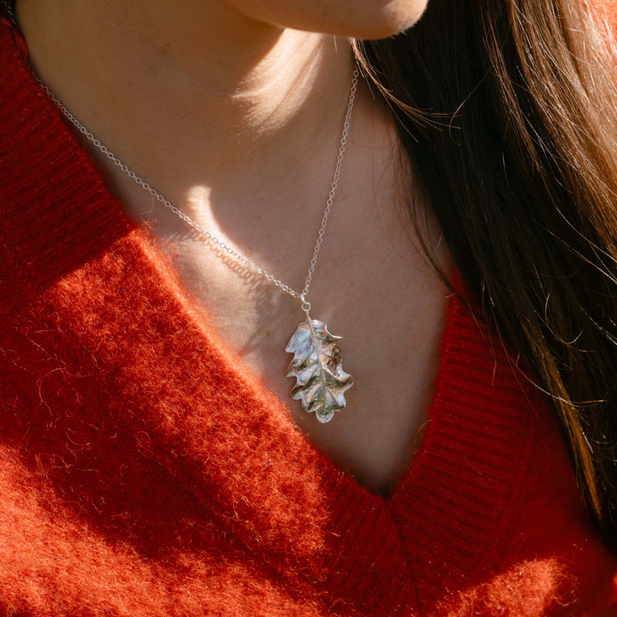 Oak Leaf Necklace