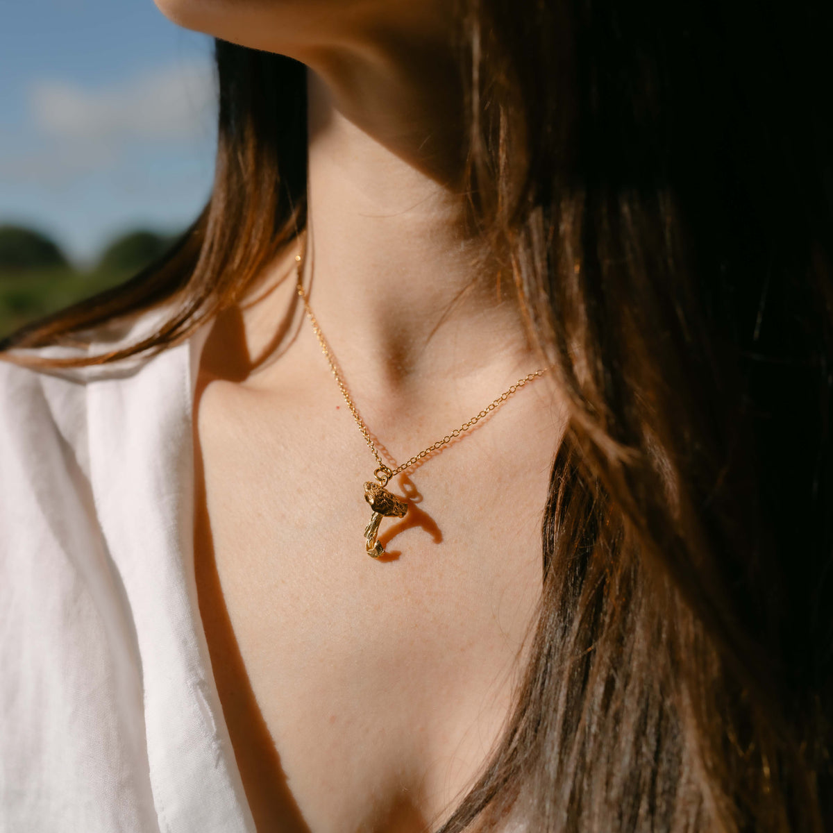 Mushroom Necklace