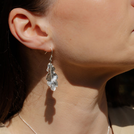 Oak Leaf Earrings