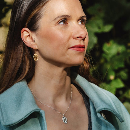 Rowan Leaf Earrings