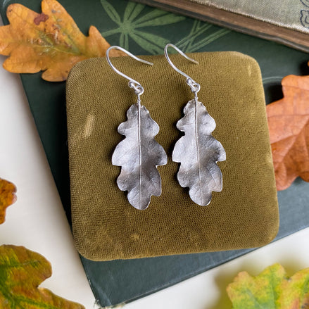 Oak Leaf Earrings