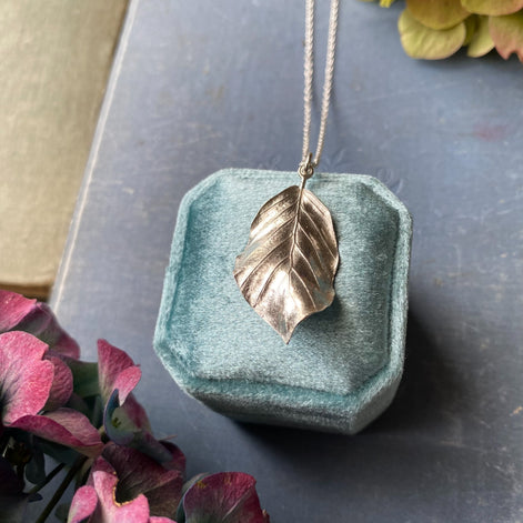 Beech Leaf Necklace