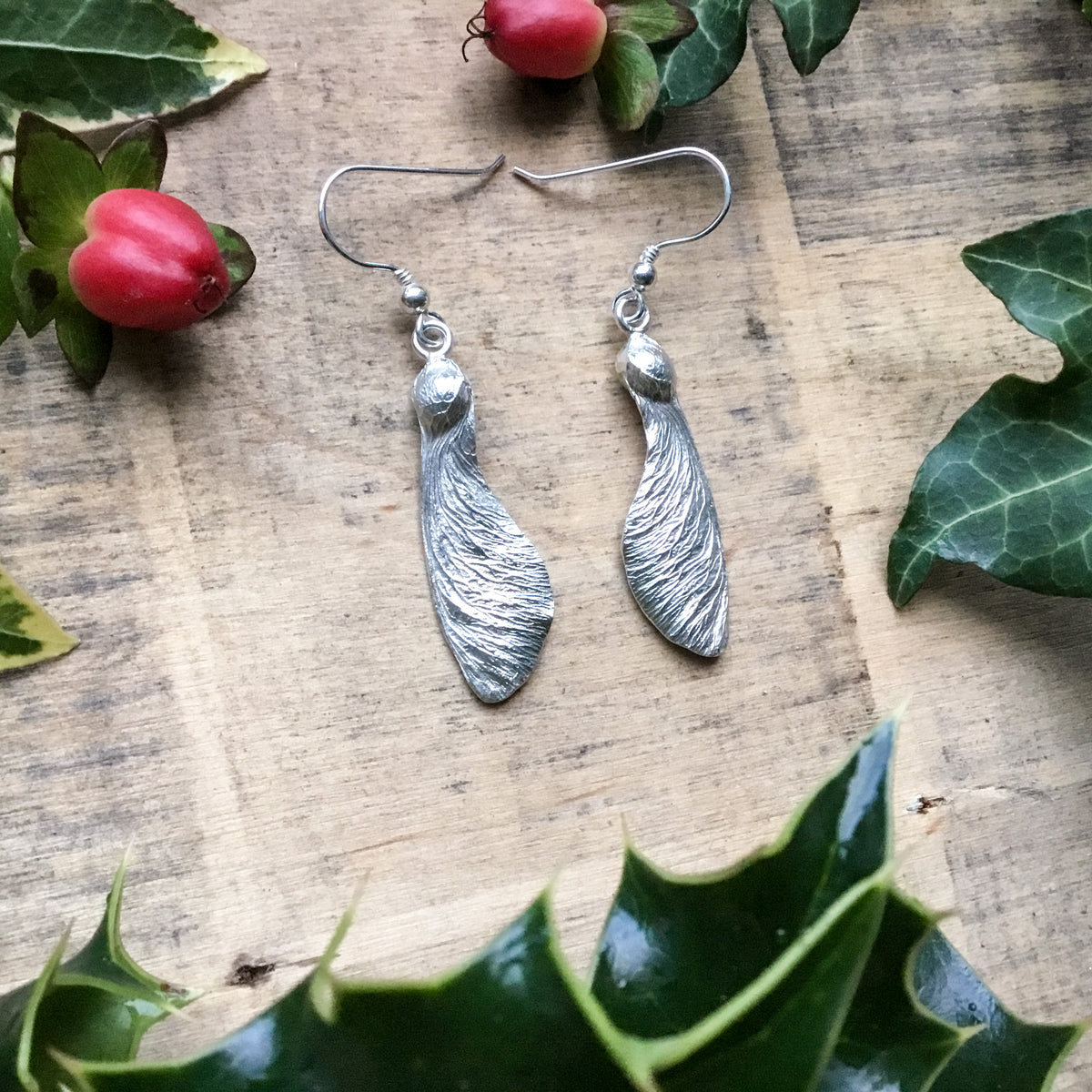 Sycamore Seed Earrings