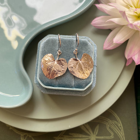 Chain of Hearts Drop Earrings