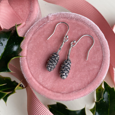 Pine Cone Earrings