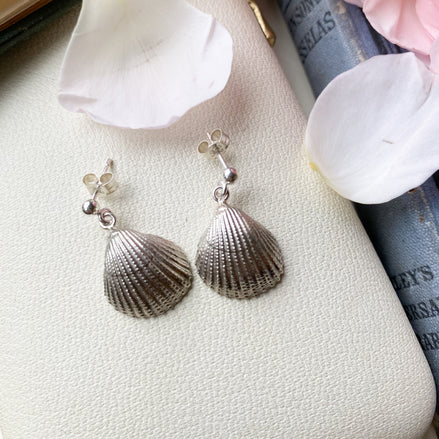 Cockle Drop Shell Earrings