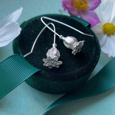 Poppy Seed Pod Earrings
